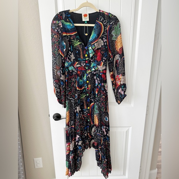 Farm Rio Borogodo Midi Dress - Picture 2 of 11